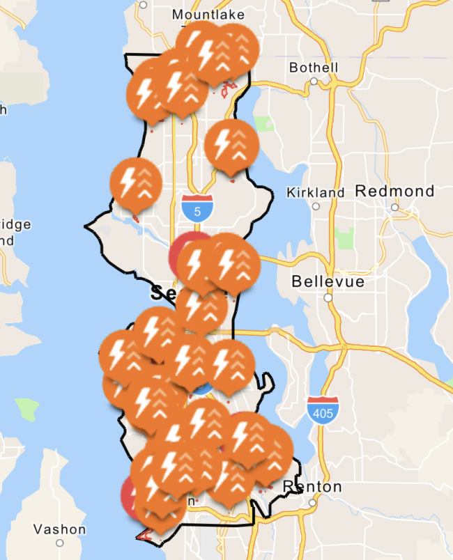 UPDATE: Spotty power outages follow overnight winds; More continue ...